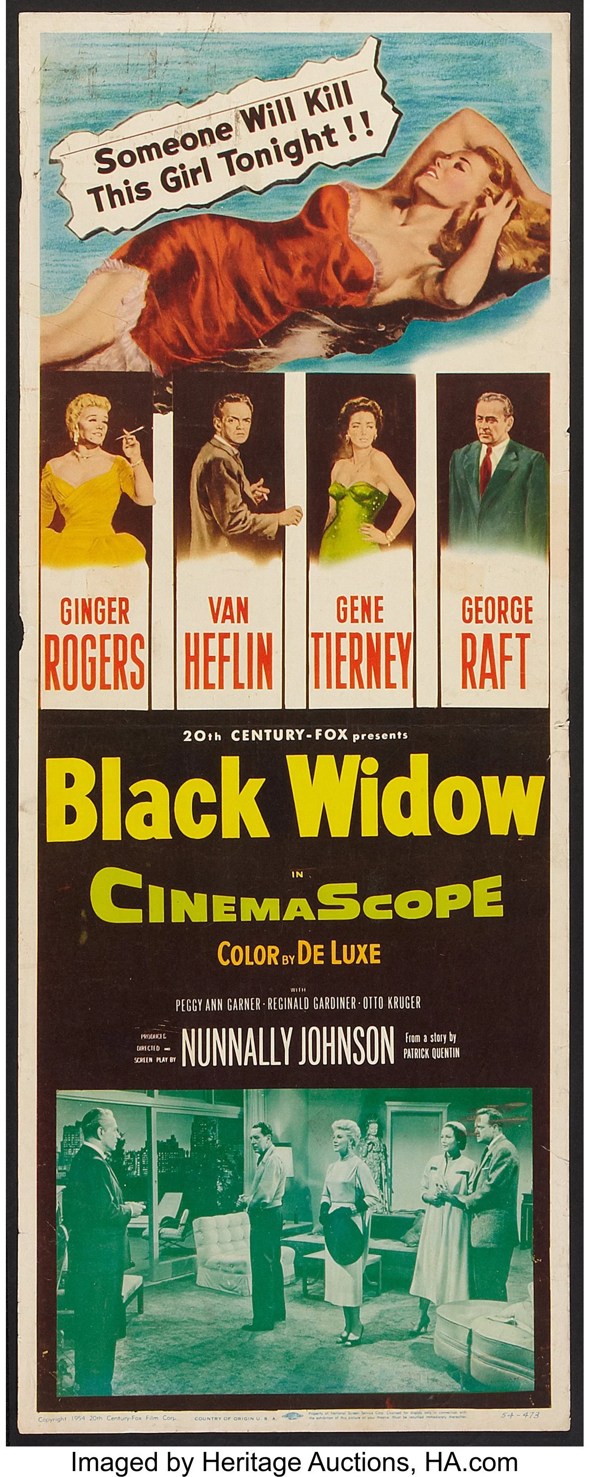 Black Widow (1954) CANCELLED — The Old Museum